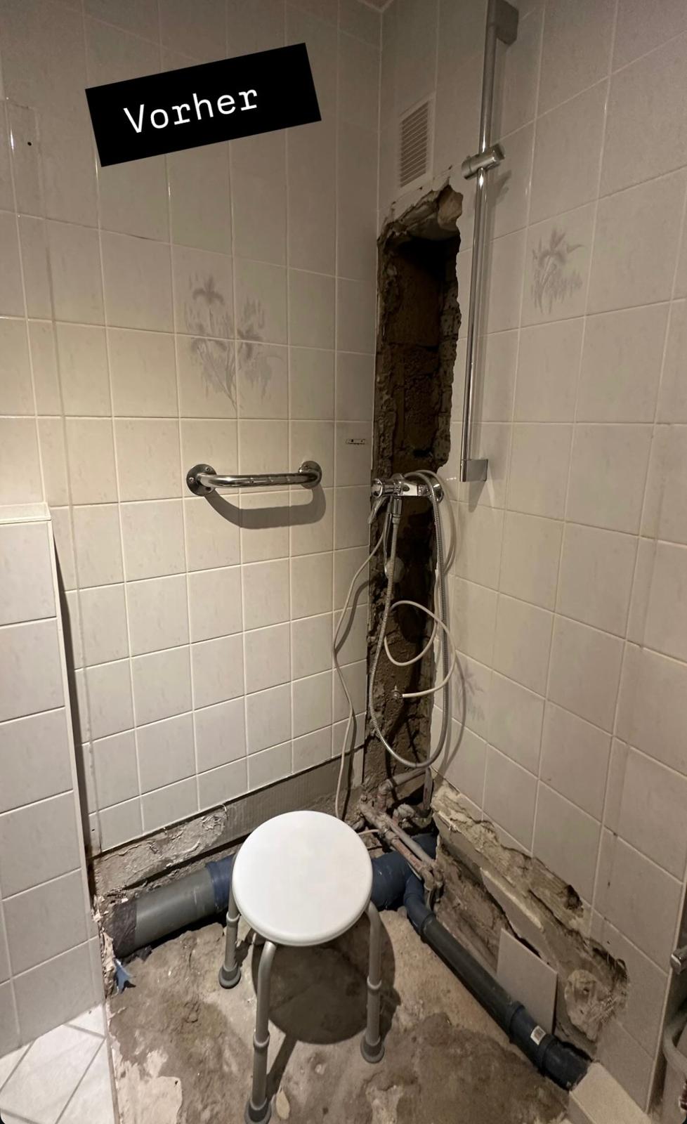Wasserschaden-Sanierung – Vorher